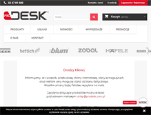Tablet Screenshot of prodesk.com.pl